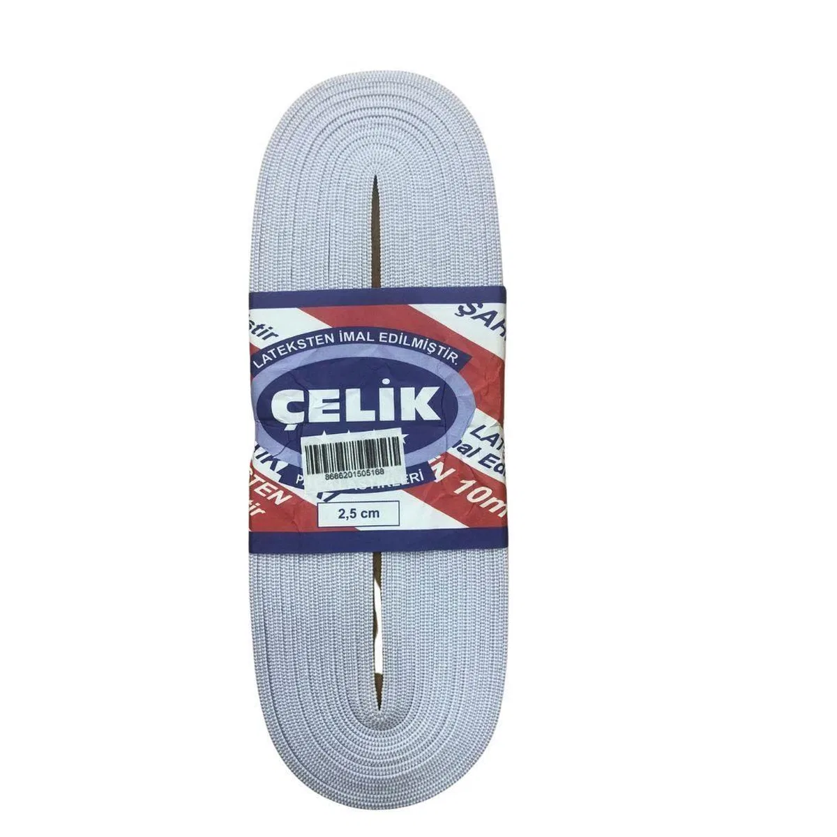 10 m 2. 5 cm Beyaz Paça Lastiği