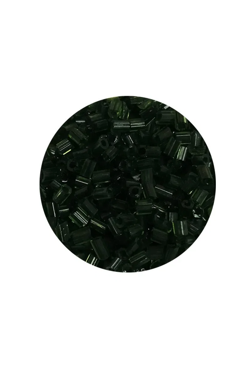 Kesme Cam Boncuk 2mm - 60 Gram - Şeffaf Koyu Yeşil - BNC367 görsel 2