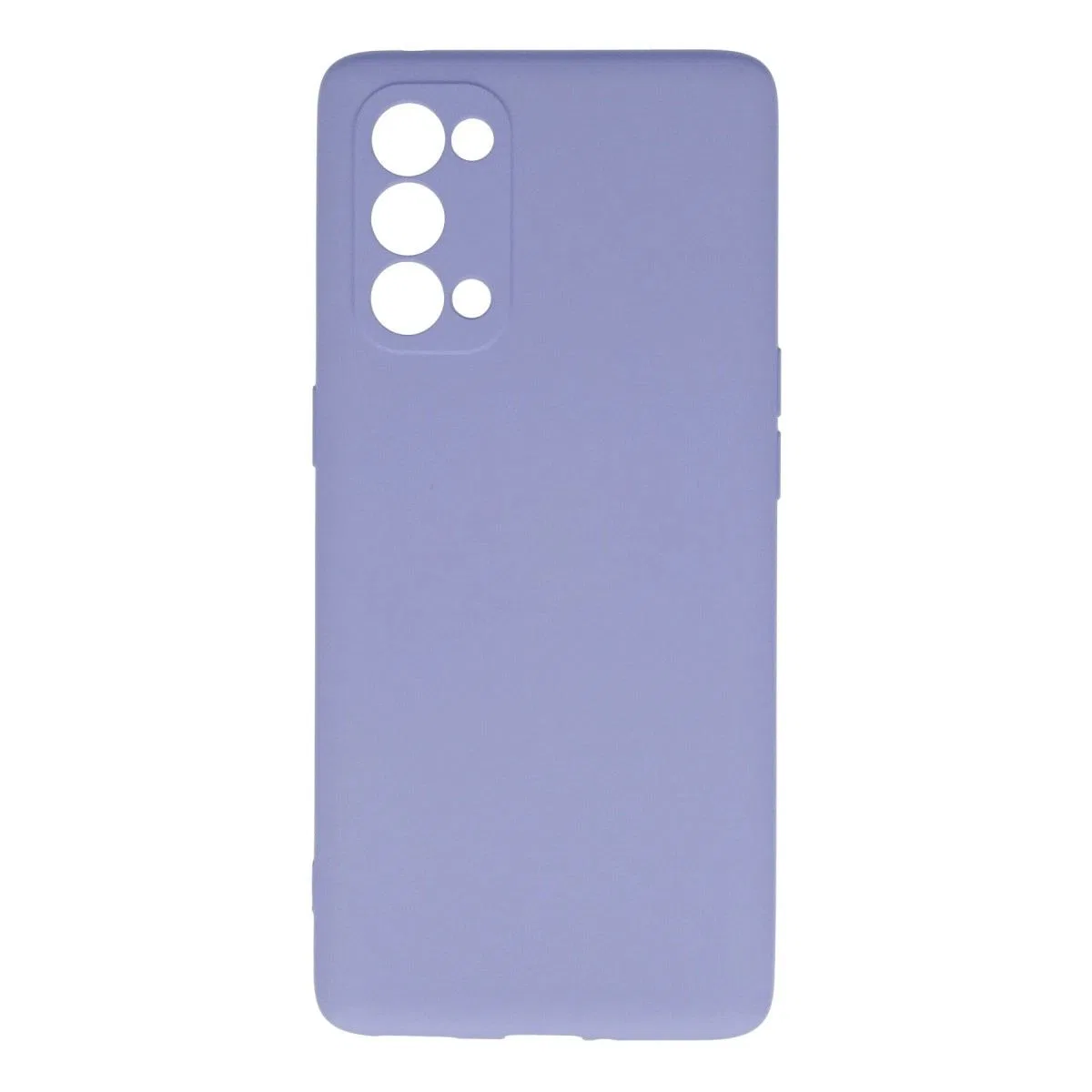 Oppo Reno 5 Pro Kılıf Nano İçi Kadife Silikon - Lila