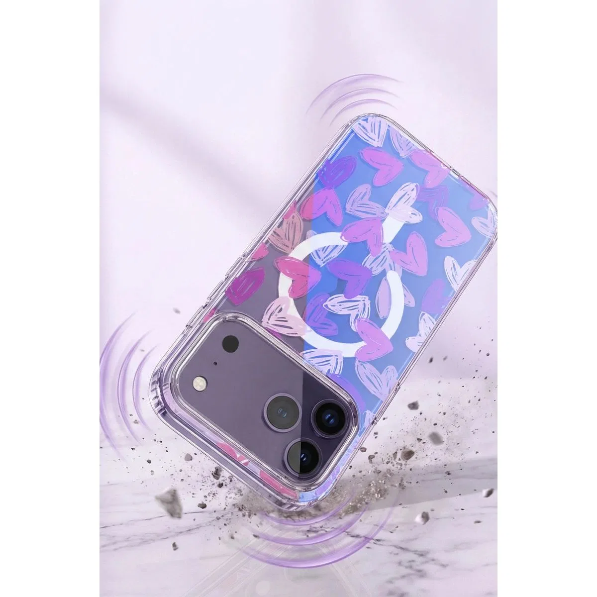 Onegif Apple İphone 17 Pro Desina Magsafe Kapak - Desen 6 görsel 5