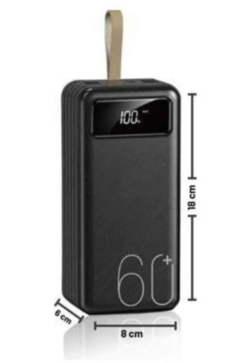 60. 000 Mah Hızlı Powerbank