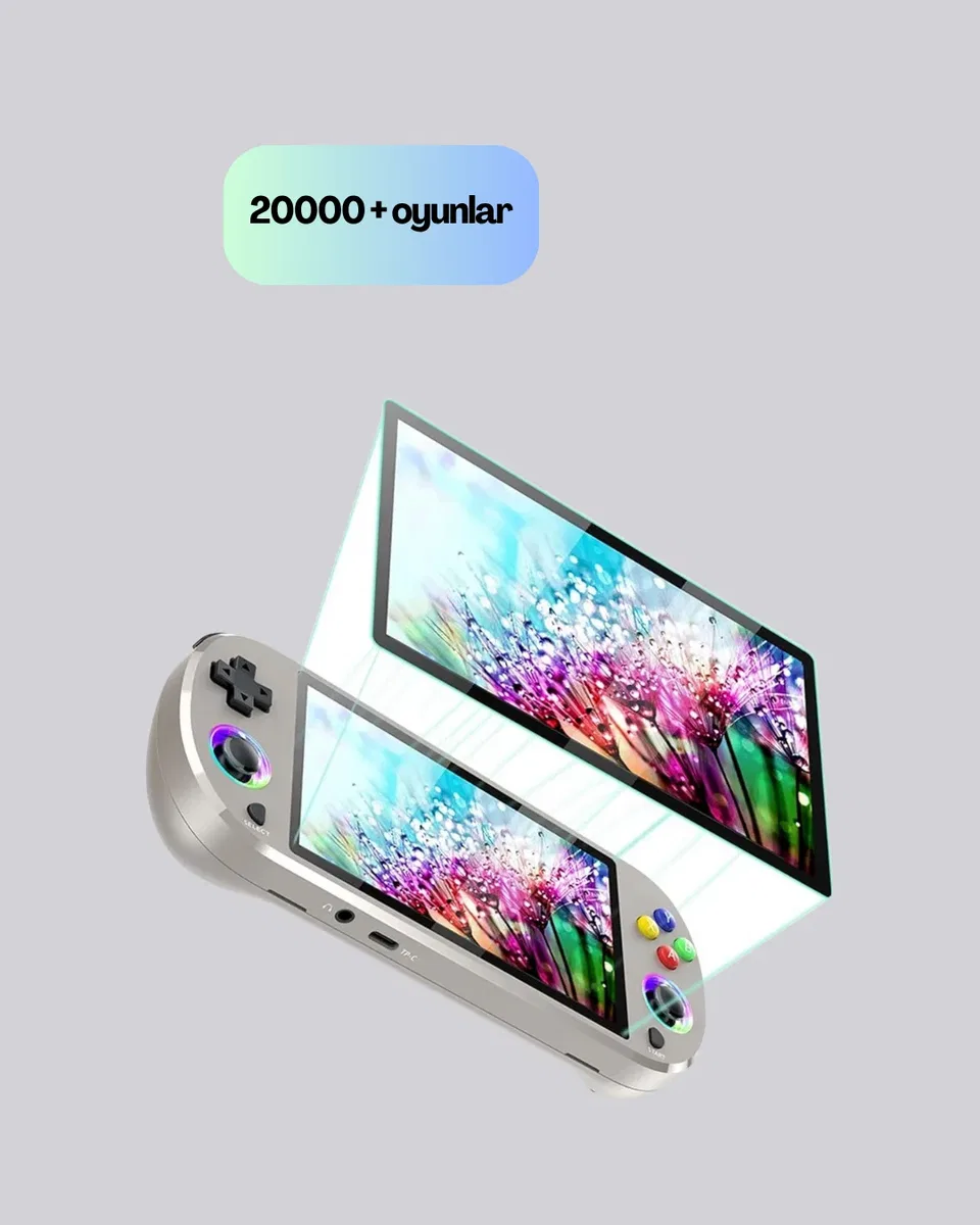 6 Saat Kullanımlı Kablosuz Oyun Konsolu görsel 2