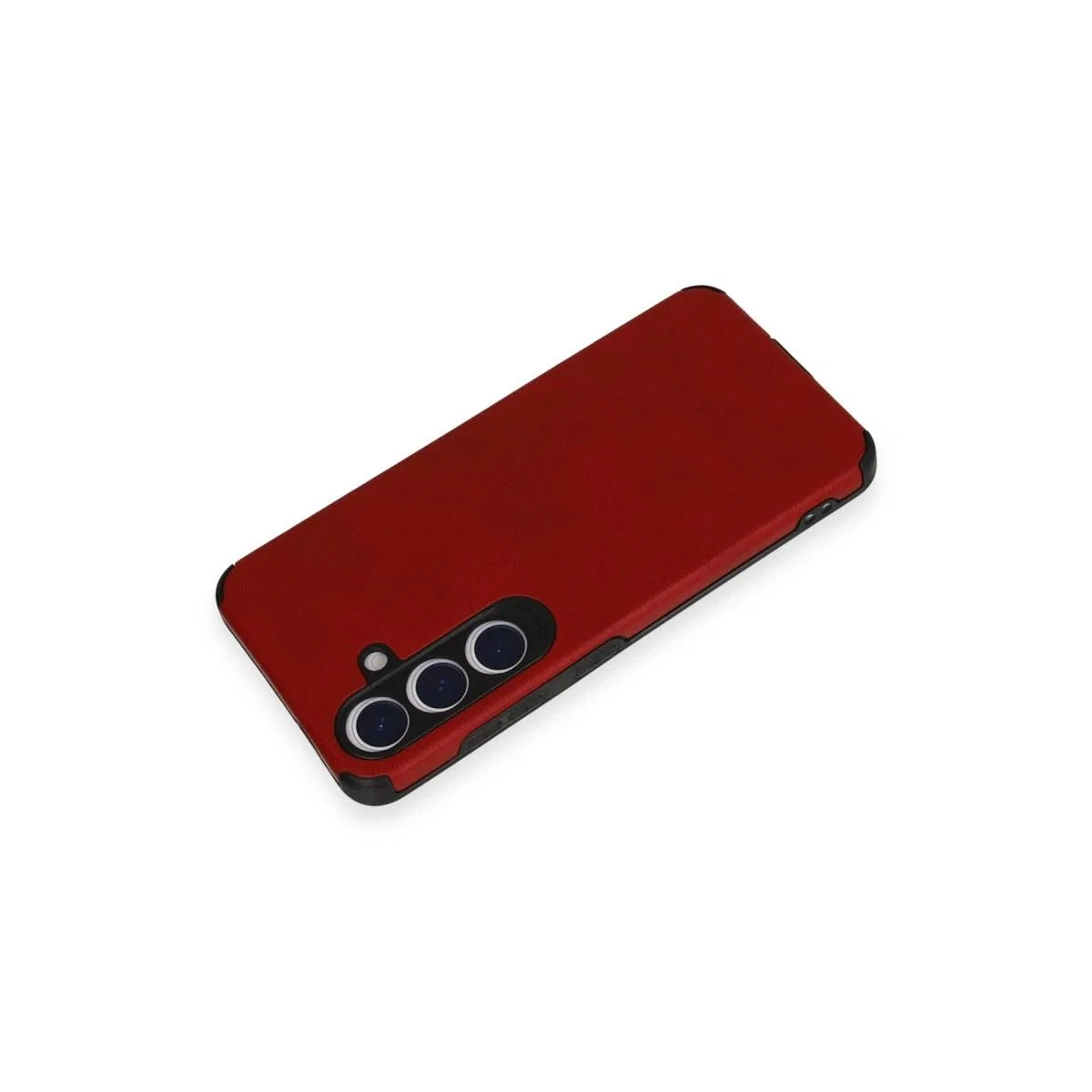 Samsung Galaxy S24 Kılıf Loop Deri Silikon - Kırmızı görsel 3