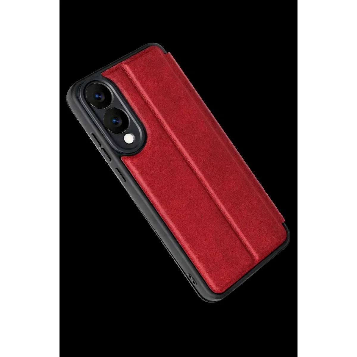 Samsung Galaxy S25 Edge Flip Cover - Kırmızı görsel 2