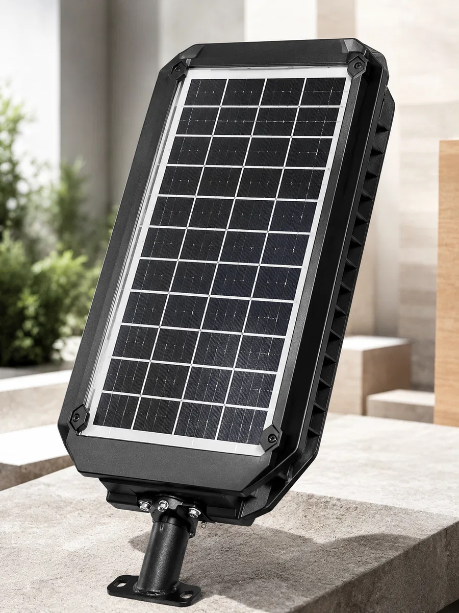 Güneş Enerjili LED Duvar ve Direk Lambası Suya Dayanıklı Akıllı Aydınlatma görsel 3