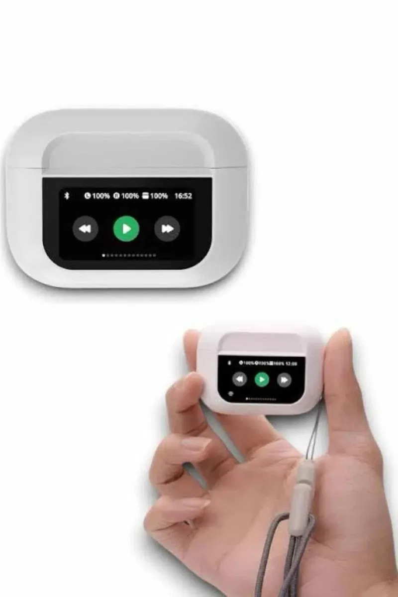 Dokunmatik Ekranlı Bluetooth Kulaklık TWS İOS Android Tüm Telefonlara Uyumlu Kulaklık görsel 2