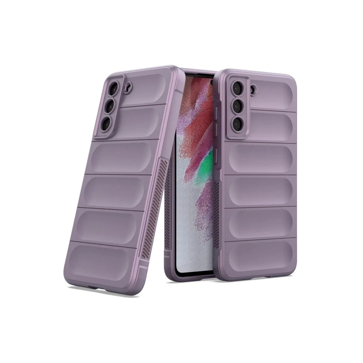 Samsung Galaxy S22 Plus Kılıf Optimum Silikon - Mor görsel 2