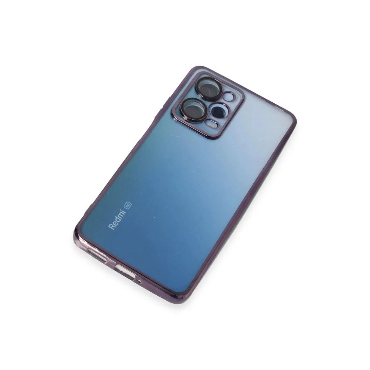 Xiaomi Redmi Note 12 Pro 5g Kılıf Razer Lensli Silikon - Mor görsel 6