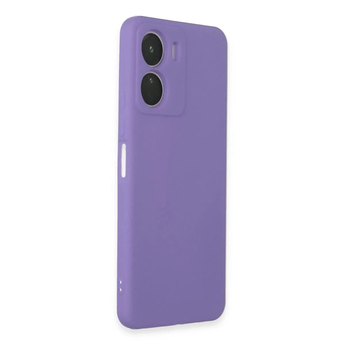 Vivo Y16 Kılıf First Silikon - Lila görsel 2