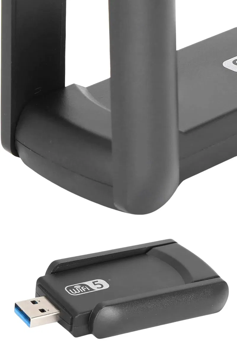 Mbps Wifi Alıcı Kablosuz Wifi Adaptörü Çift Band Çift Antenli görsel 3