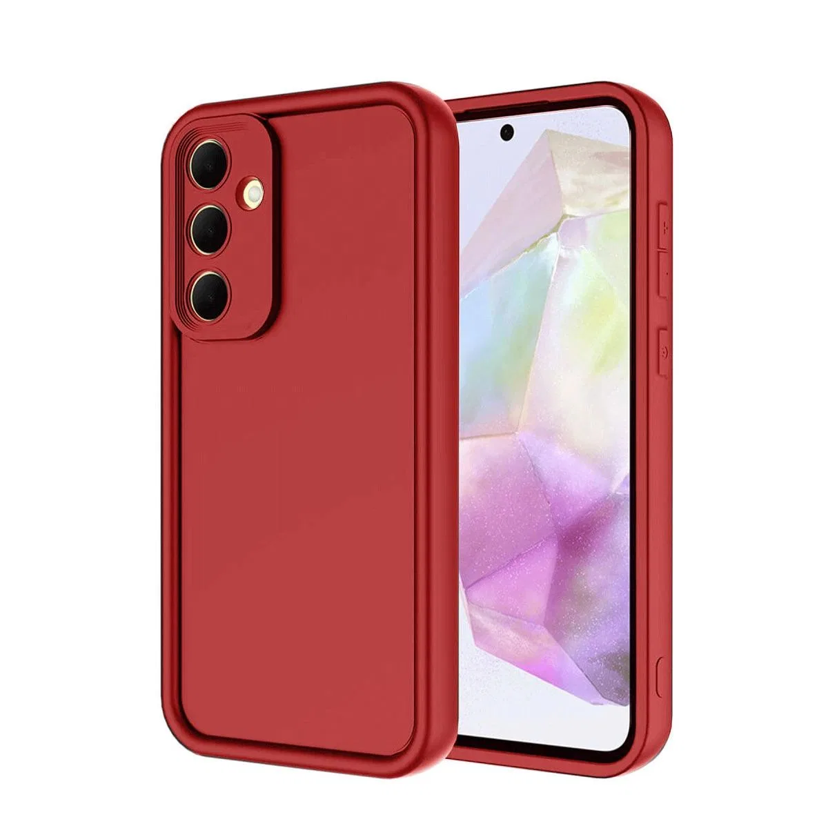 Samsung Galaxy A56 Kılıf Viera Silikon - Kırmızı