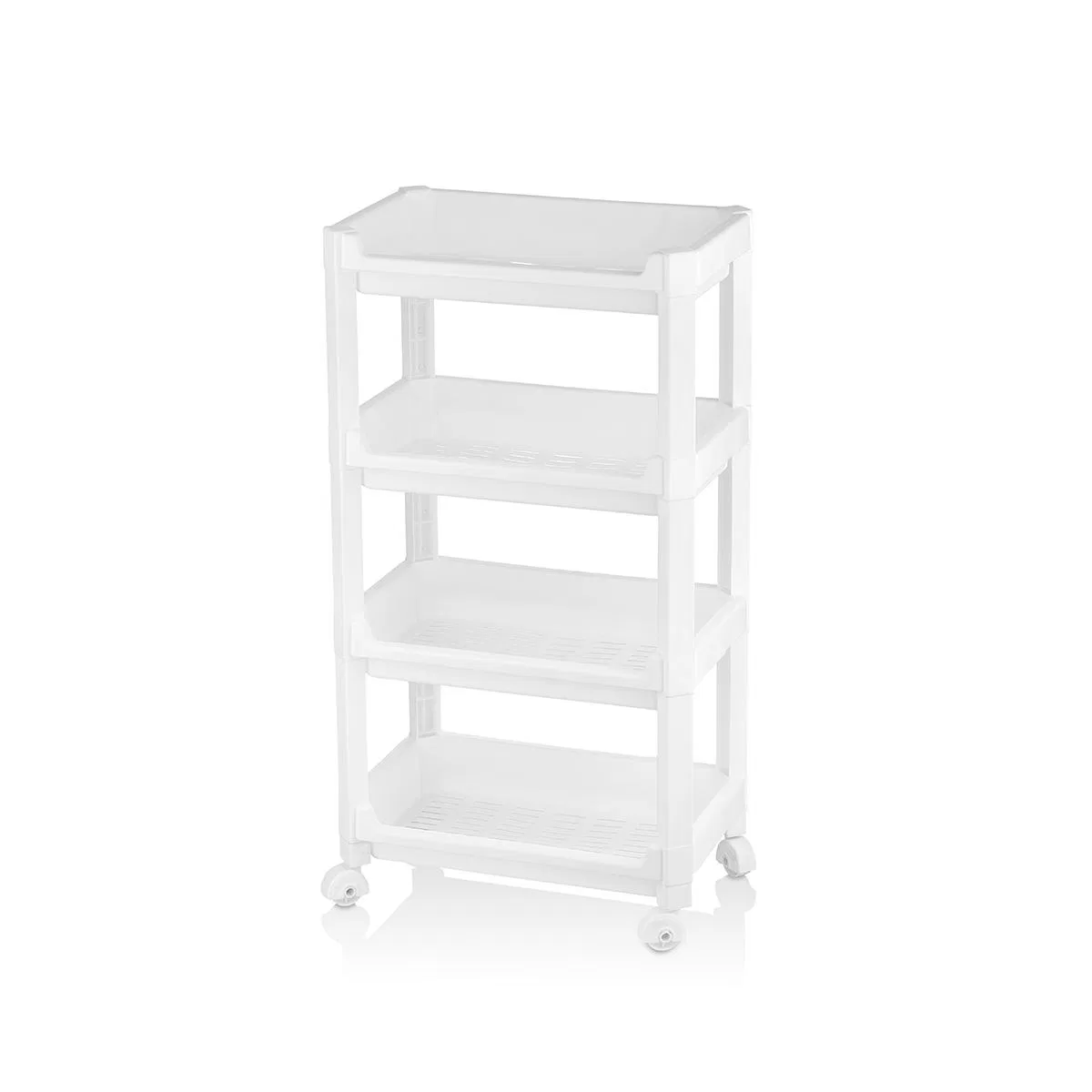 4 Katlı Tekerlekli Sepet Organizer 355x220x670 mm görsel 2