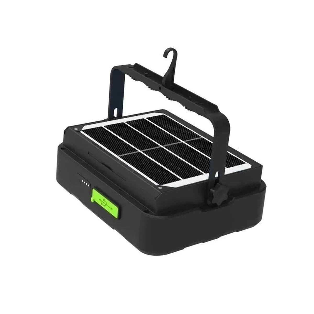 Ws-5570 150 Watt Güneş Enerjili Solar Kamp Feneri Projektör görsel 2