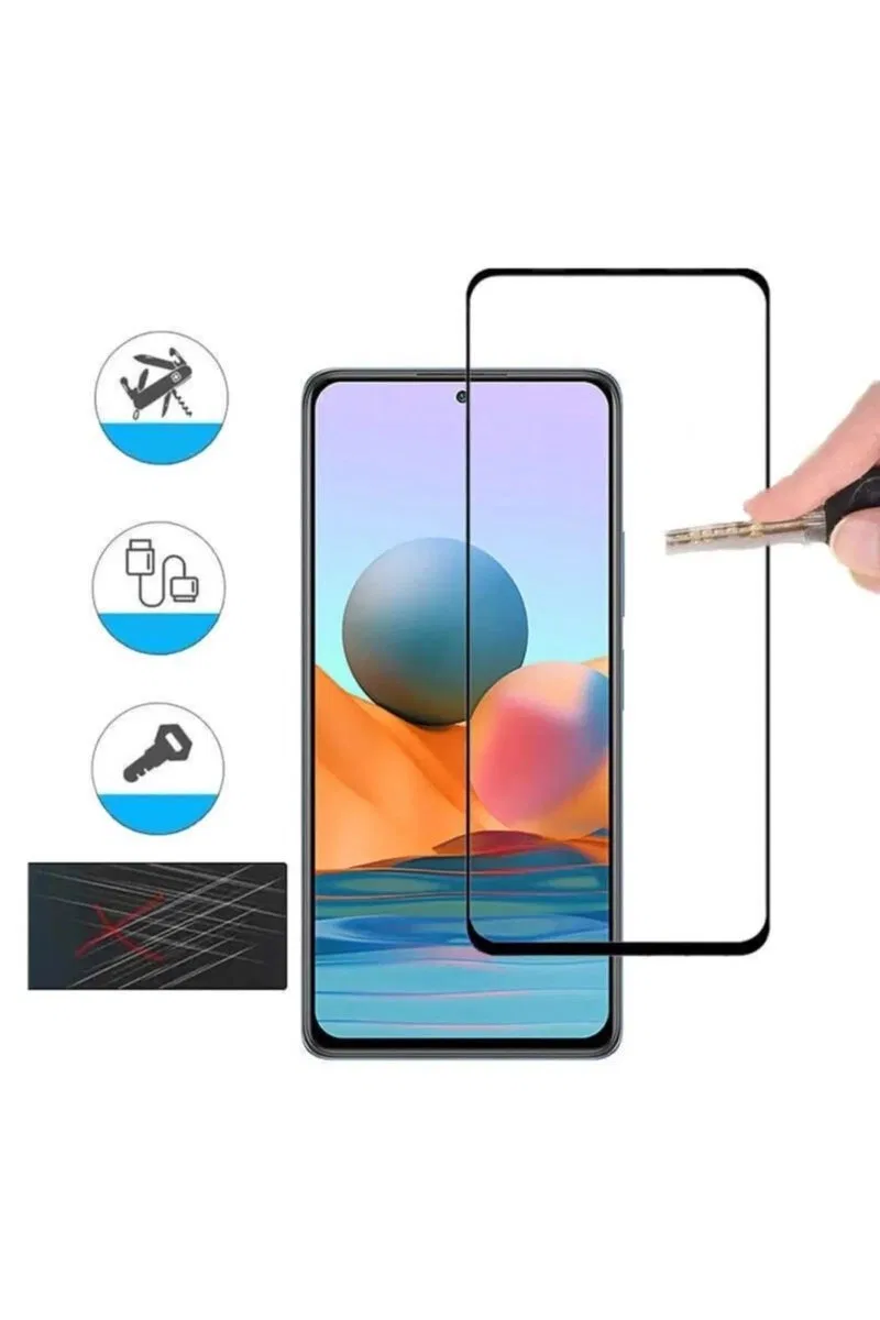 Xiaomi Redmi 9 Uyumlu Premium Ekran Koruyucu 9h Sert Temperli Kırılmaz Cam Koruma Şeffaf görsel 5