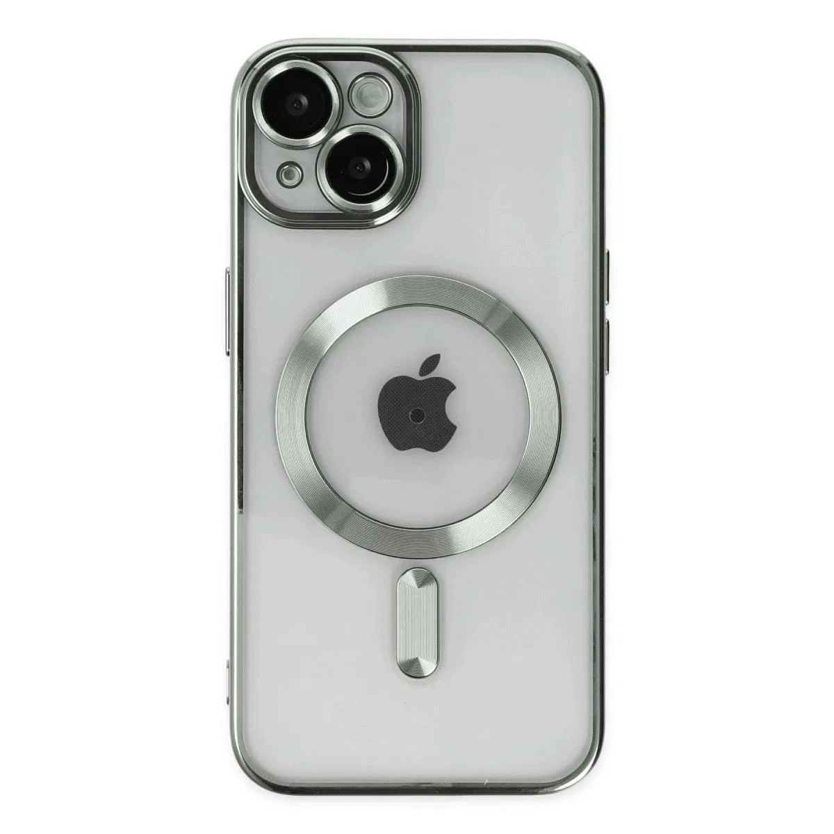 Apple İphone 14 Kılıf Kross Magneticsafe Kapak - Gümüş