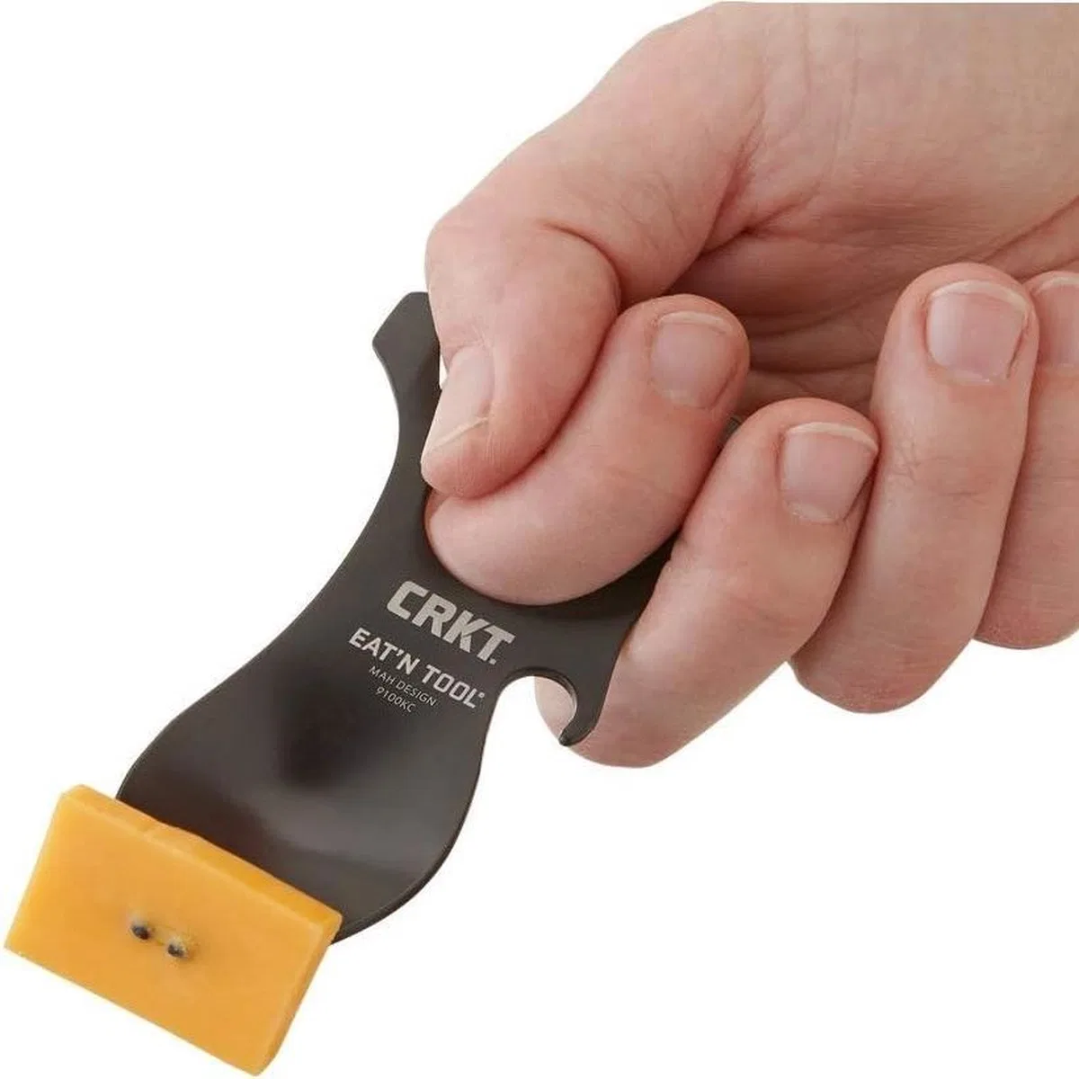 Crkt 9100k Eat’n Tool Karabina Çok Fonksiyonlu Karabina Tornavida Lokma Açacak Çatal Kaşık görsel 4