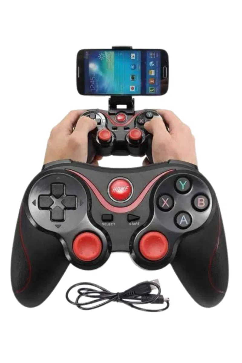 Joystik Gamepad Bluetooth Telefon Tutucu Oyun Kolu Telefon Android Uyumlu görsel 3