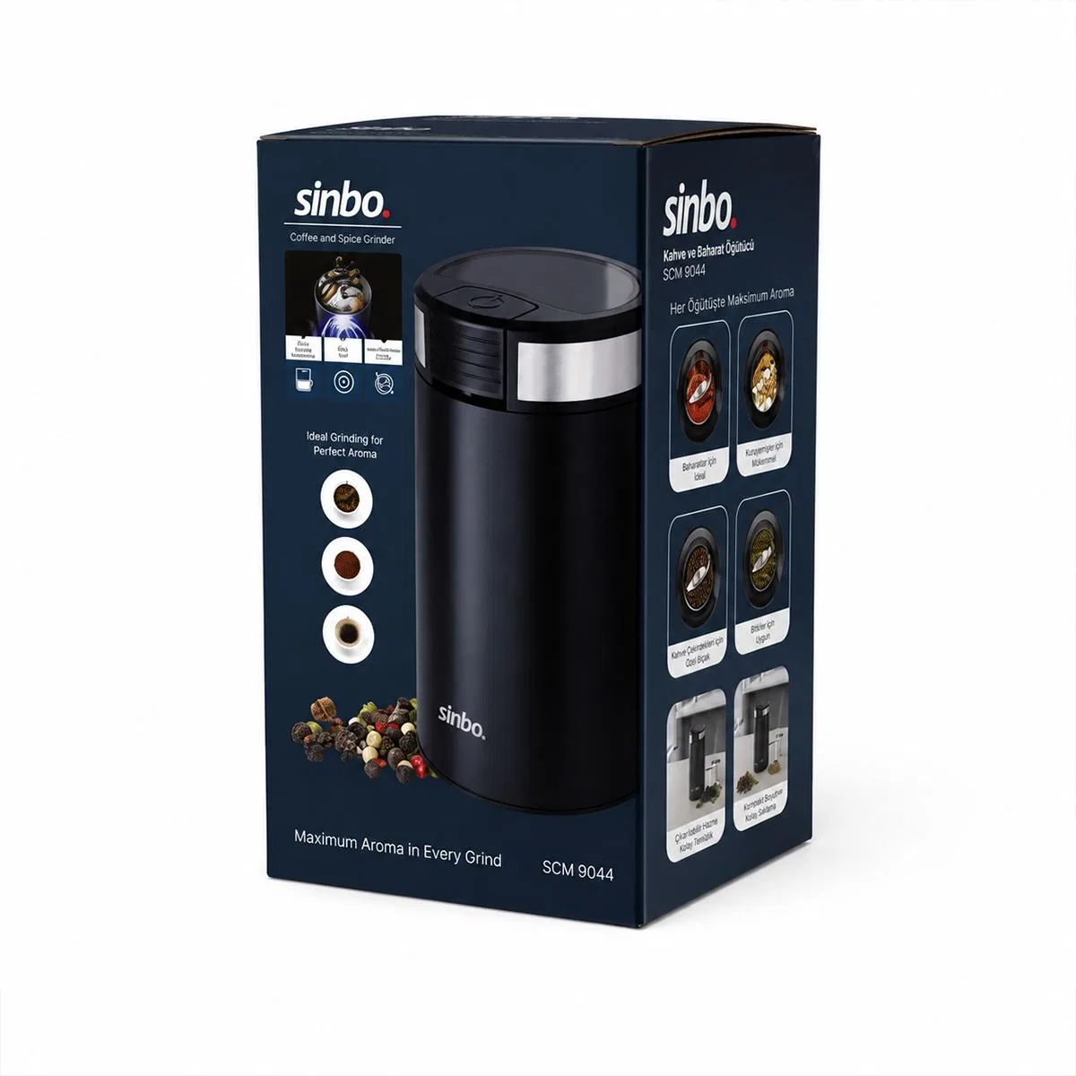 Kahve & Baharat Öğütücü 200W, 50g Çelik Bıçak görsel 4