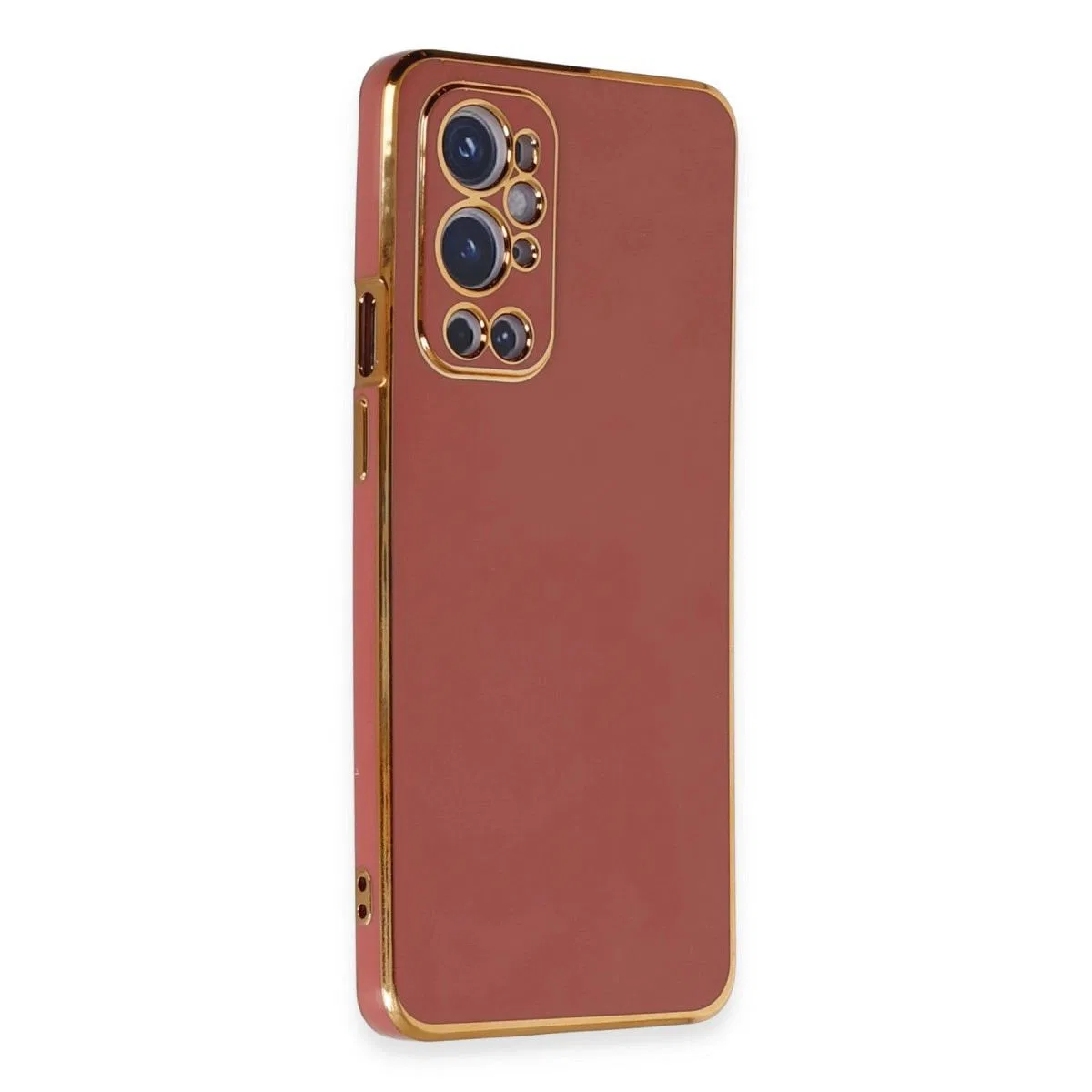One Plus 9 Pro Kılıf Volet Silikon - Kırmızı görsel 2