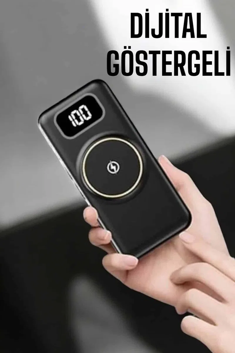Powerbank Taşınabilir 10. 000 Mah Hızlı Şarj Dijital Göstergeli görsel 5