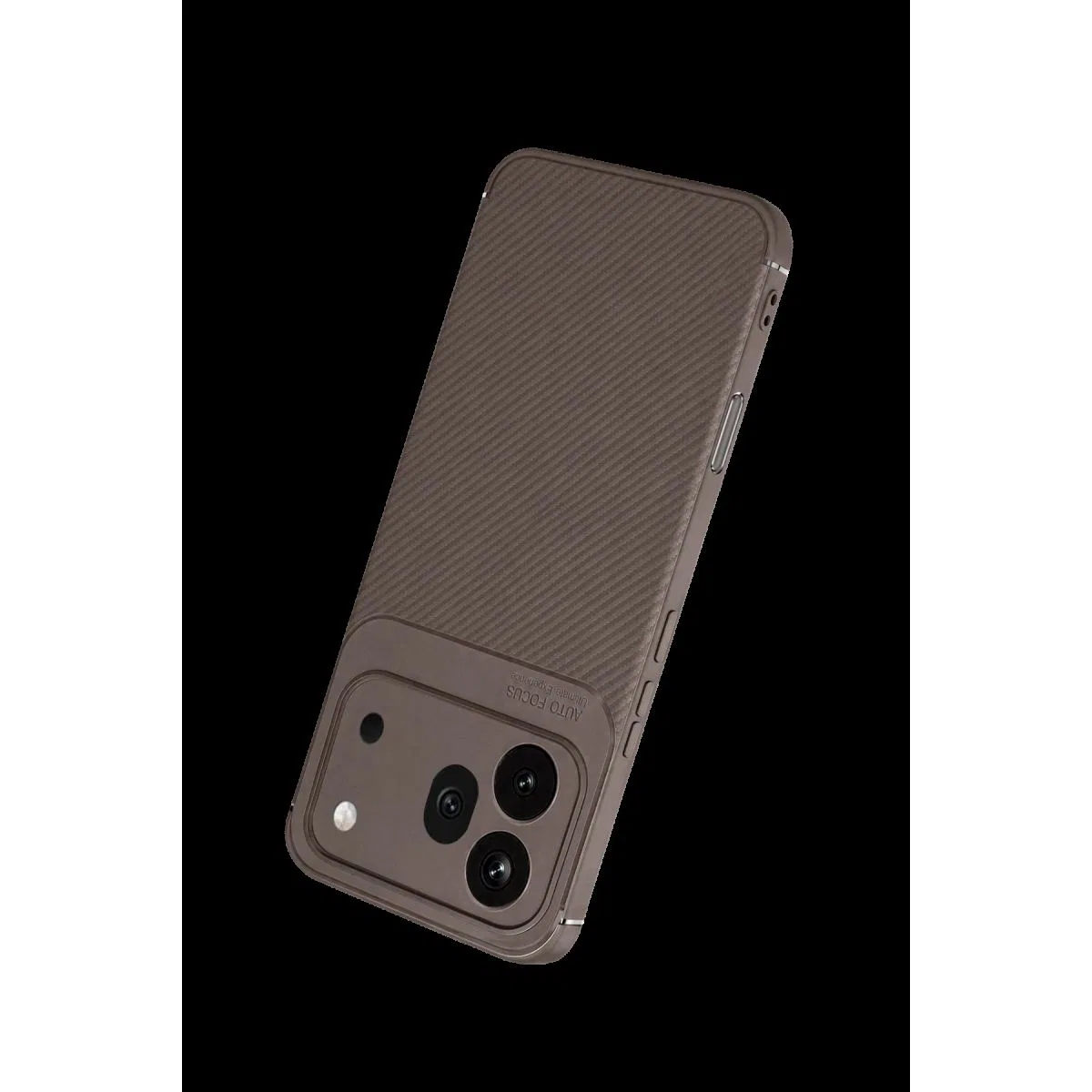 Huawei Honor 600 Pro Auto Focus Karbon Kapak - Gri görsel 3