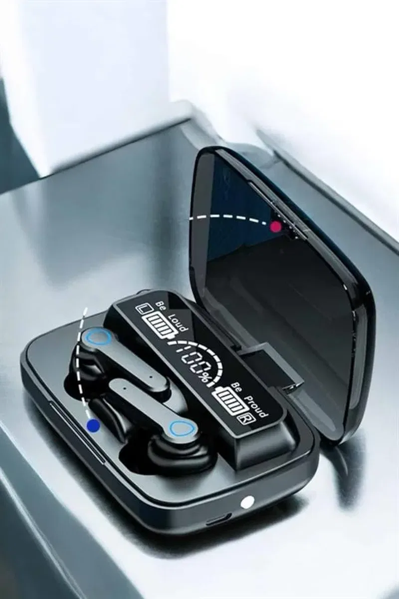 Bluetooth Kulaklık Dijital Göstergeli Kablosuz Uzun Pil Ömrü görsel 4