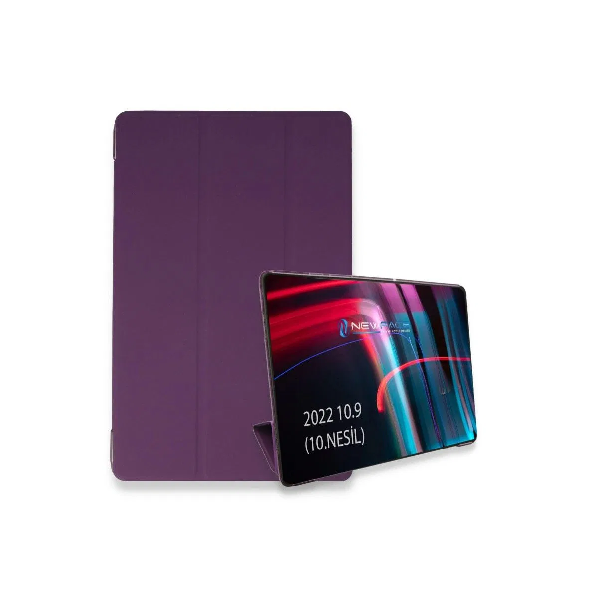 Apple İpad 2022 10. 9 (10. nesil) Kılıf Tablet Smart Kılıf - Mor