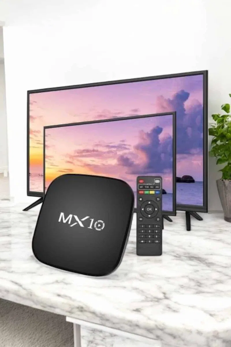 TV Box Android Uyumlu 4 Çekirdekli WİFİ Bağlantılı 4K görsel 4