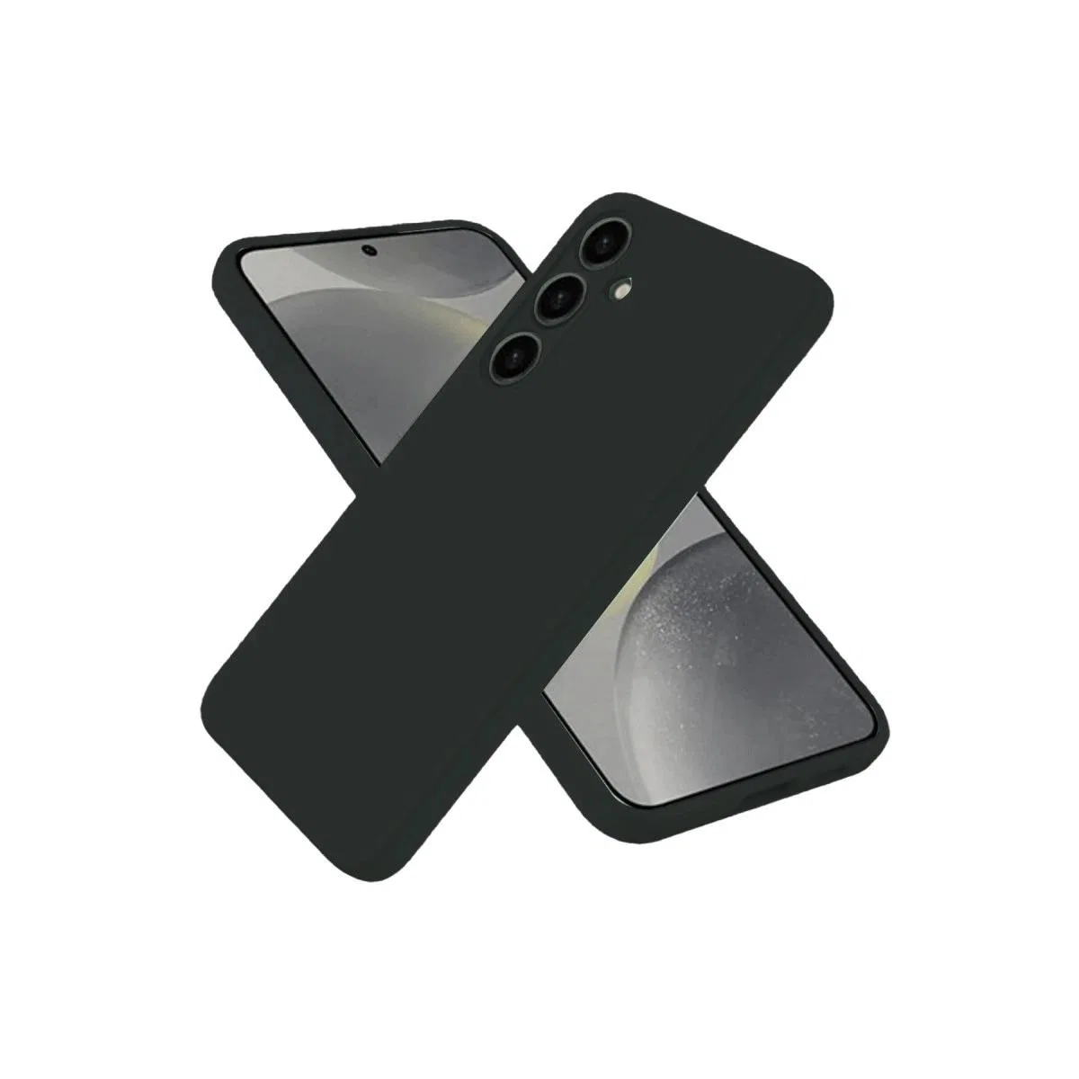 Samsung Galaxy S25 Plus Kılıf Nano İçi Kadife Silikon - Siyah