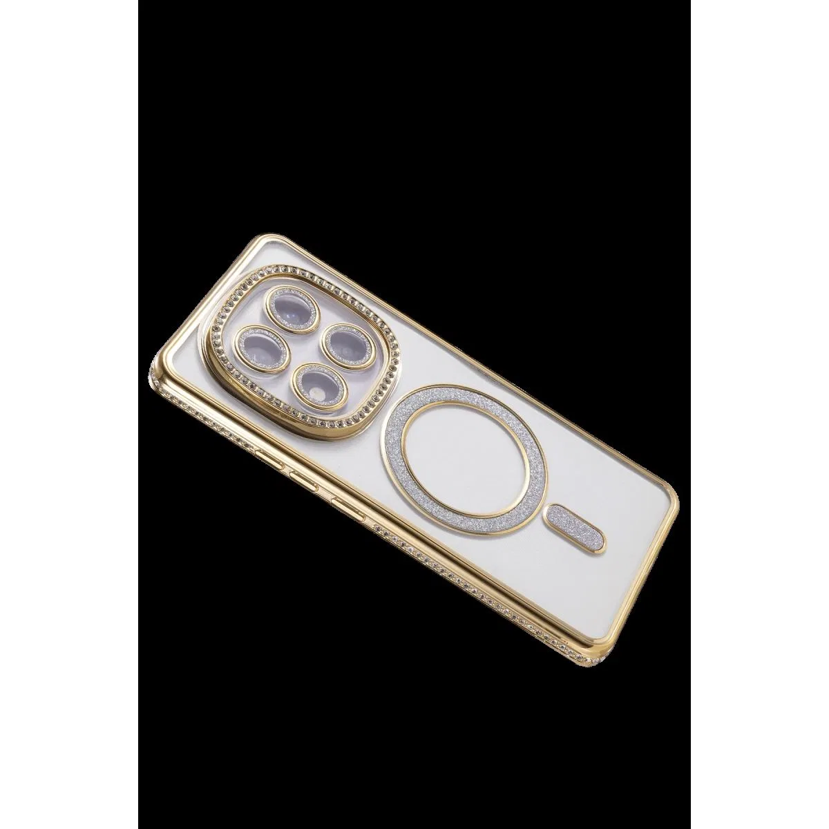 Xiaomi Redmi Note 15 Pro 5g Joke Simli Magneticsafe Kılıf - Gold görsel 4