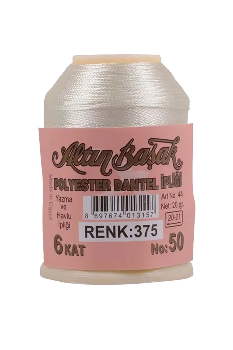 3 Adet Altınbaşak Oya ve Dantel İpi 20 gr - Royaleks - No: 375 görsel 3