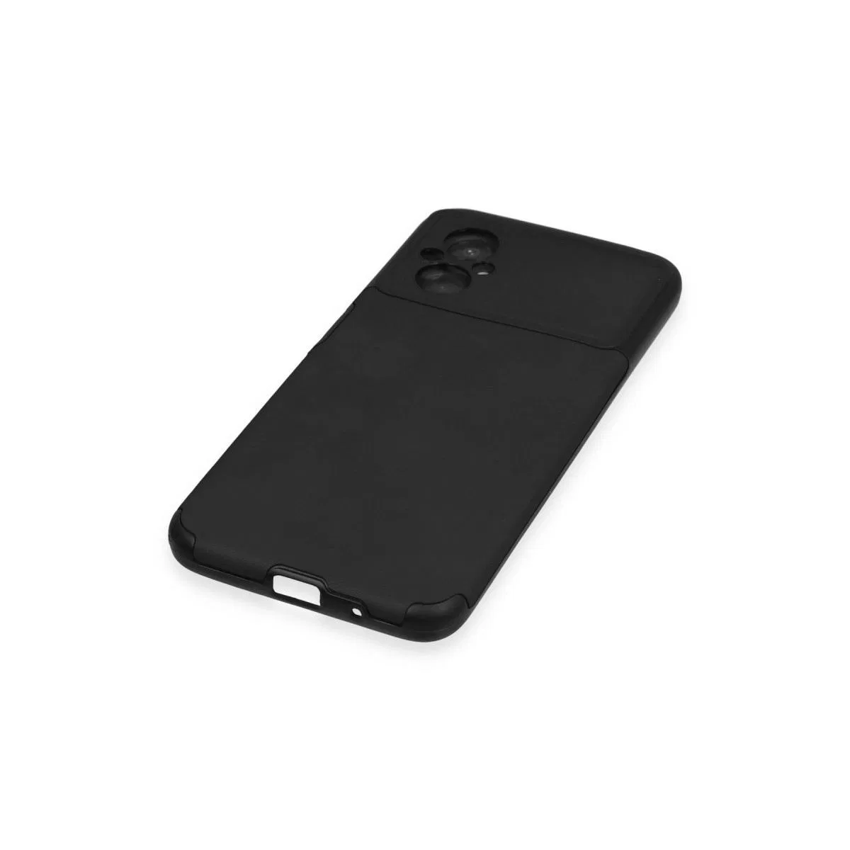 Xiaomi Poco M5 Kılıf Loop Deri Silikon - Siyah görsel 4