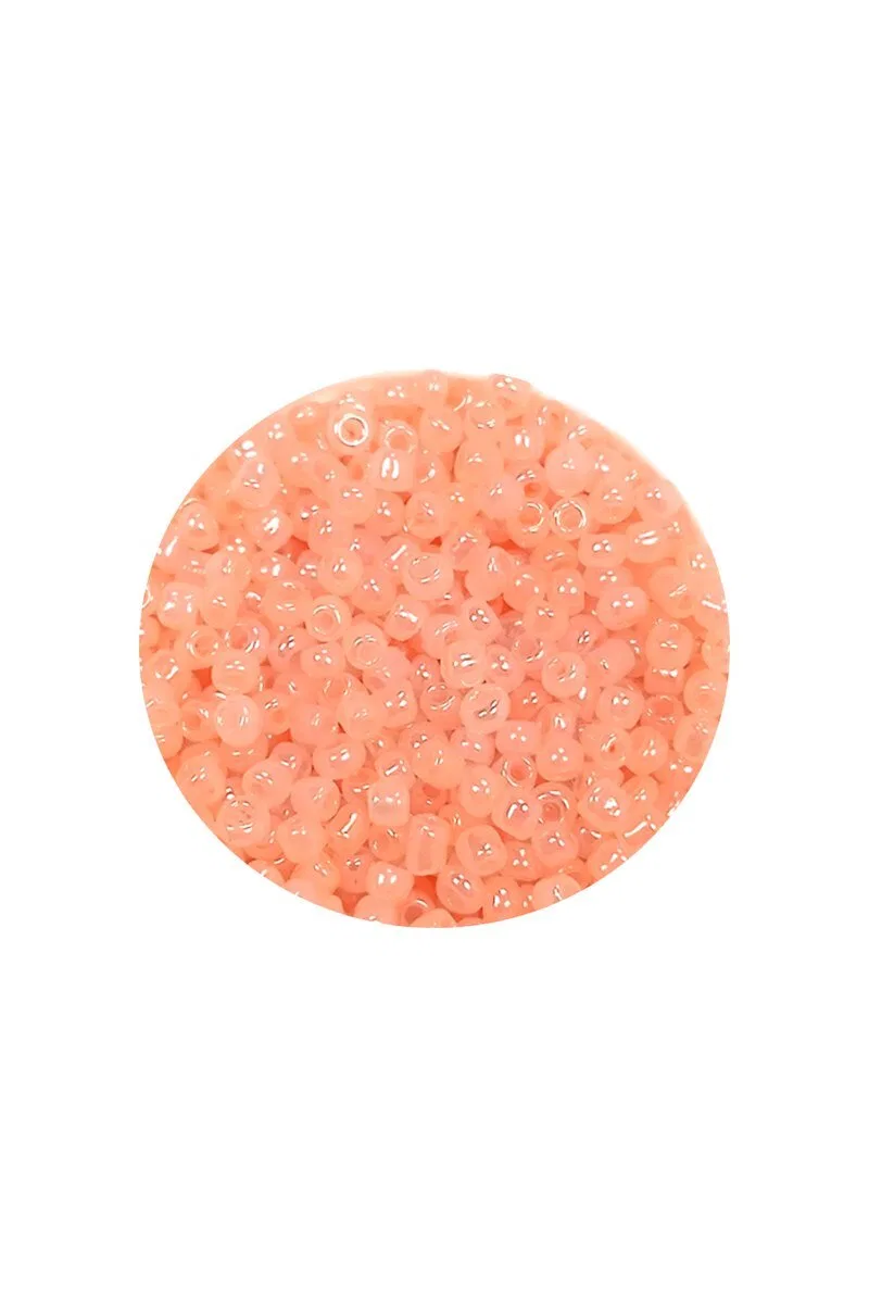 Dökme Cam Kum Boncuk (11/0) 2 mm - 20 Gram - Pudra - BNC025 görsel 2