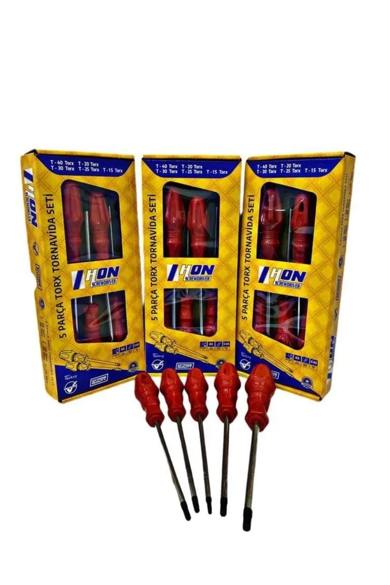 Hon 5 Parça Torx Tornavida Seti görsel 2