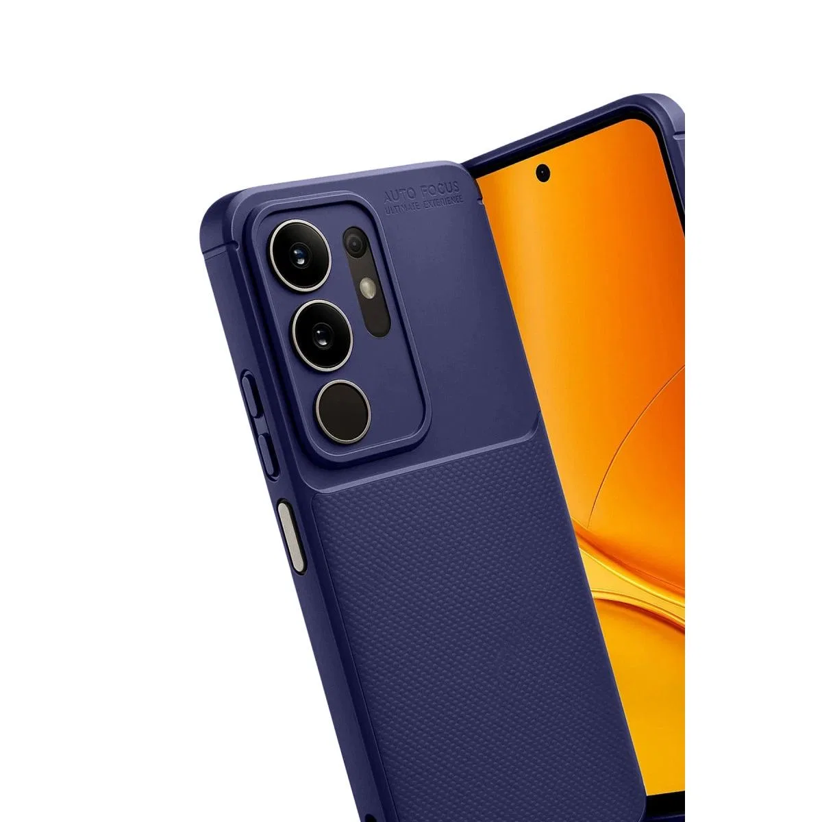 Vivo Y29 4g Auto Focus Karbon Kapak - Lacivert görsel 4