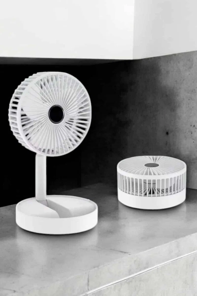 Soğutucu Vantilatör Telefon Standlı Mini Fan görsel 3