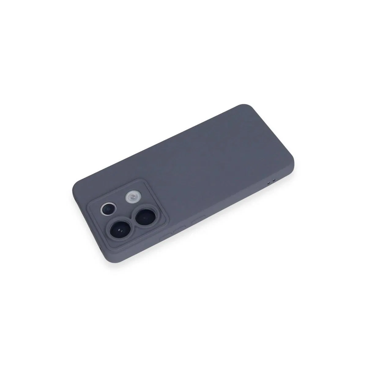 Xiaomi Redmi Note 13 Pro 5g Kılıf Nano İçi Kadife Silikon - Gri görsel 3
