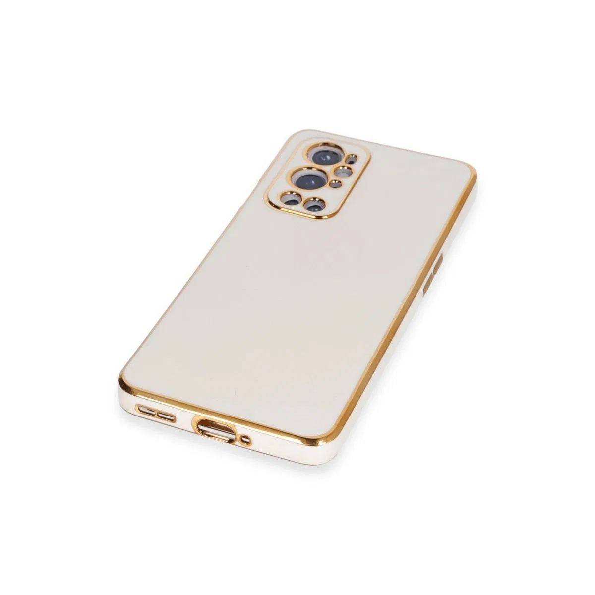 One Plus 9 Pro Kılıf Volet Silikon - Beyaz görsel 4