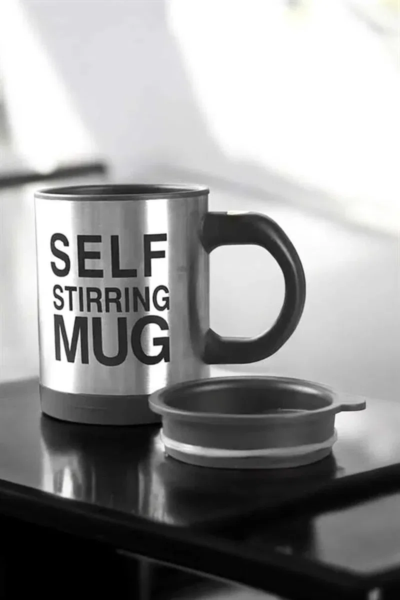 Mikser Kupa Yazılı Mug Bardak Karıştırma Özelliği görsel 5