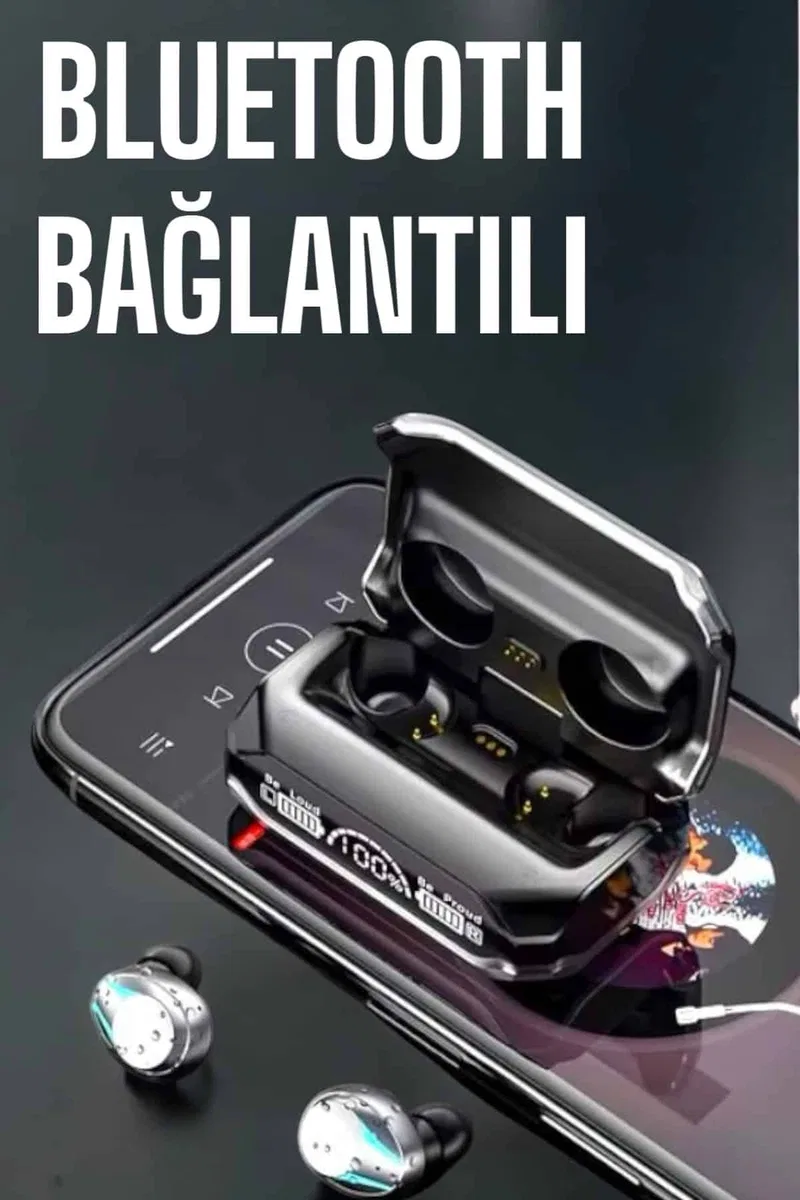 Yeni Nesil Kablosuz Bluetooth Kulaklık Dijital Göstergeli 5. 3 Bluetooth görsel 3
