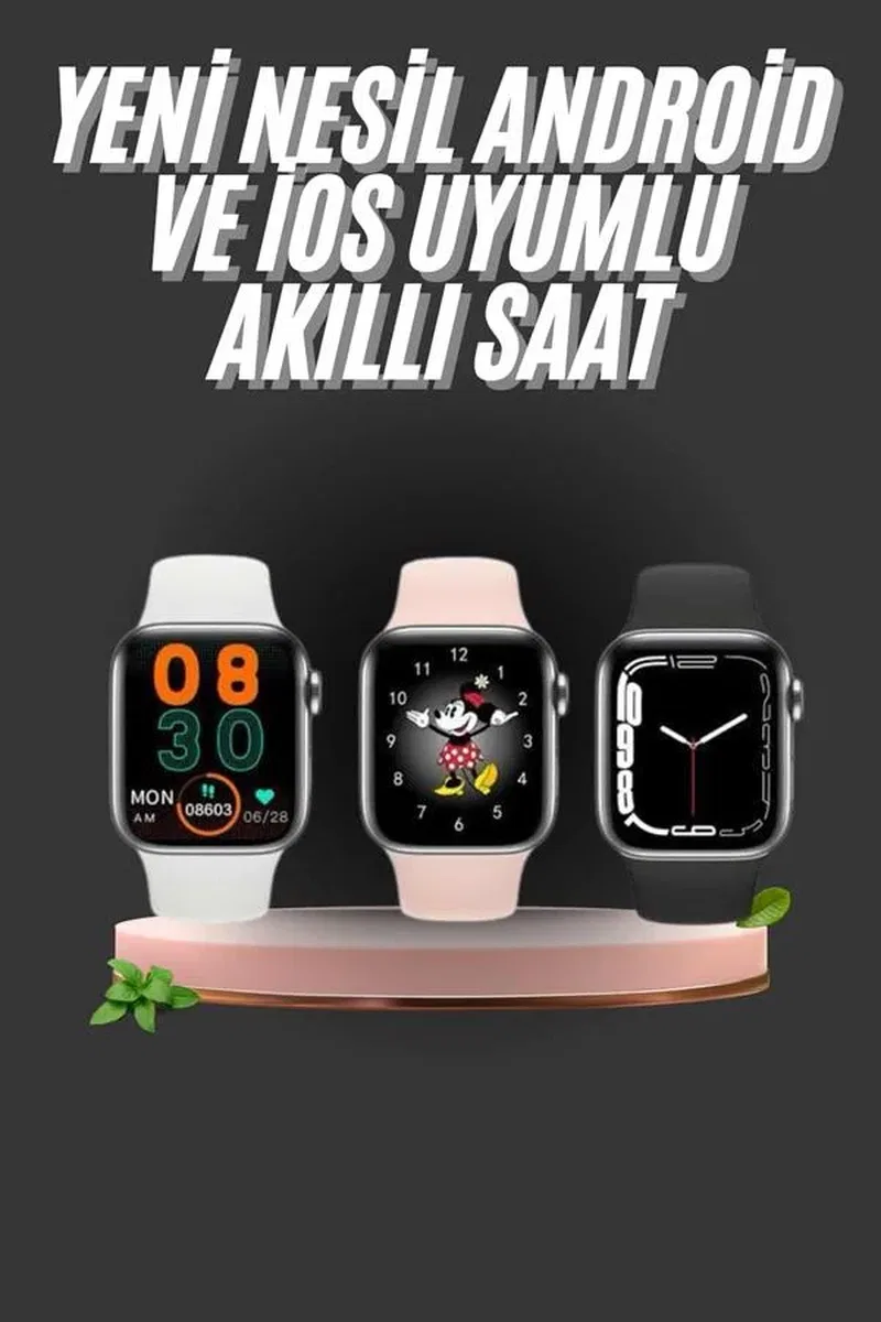 1. 83 İnç Akıllı Saat Android ve İOS Uyumlu Çağrı Cevaplayabilen Adımsayar GPS Takibi görsel 2