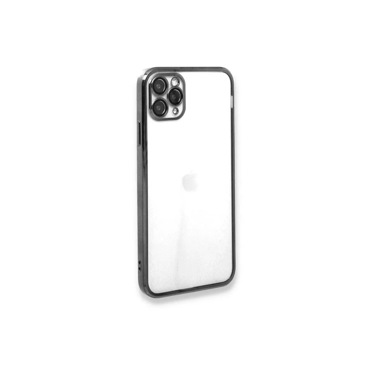 Apple İphone 11 Pro Kılıf Razer Lensli Silikon - Gümüş görsel 2