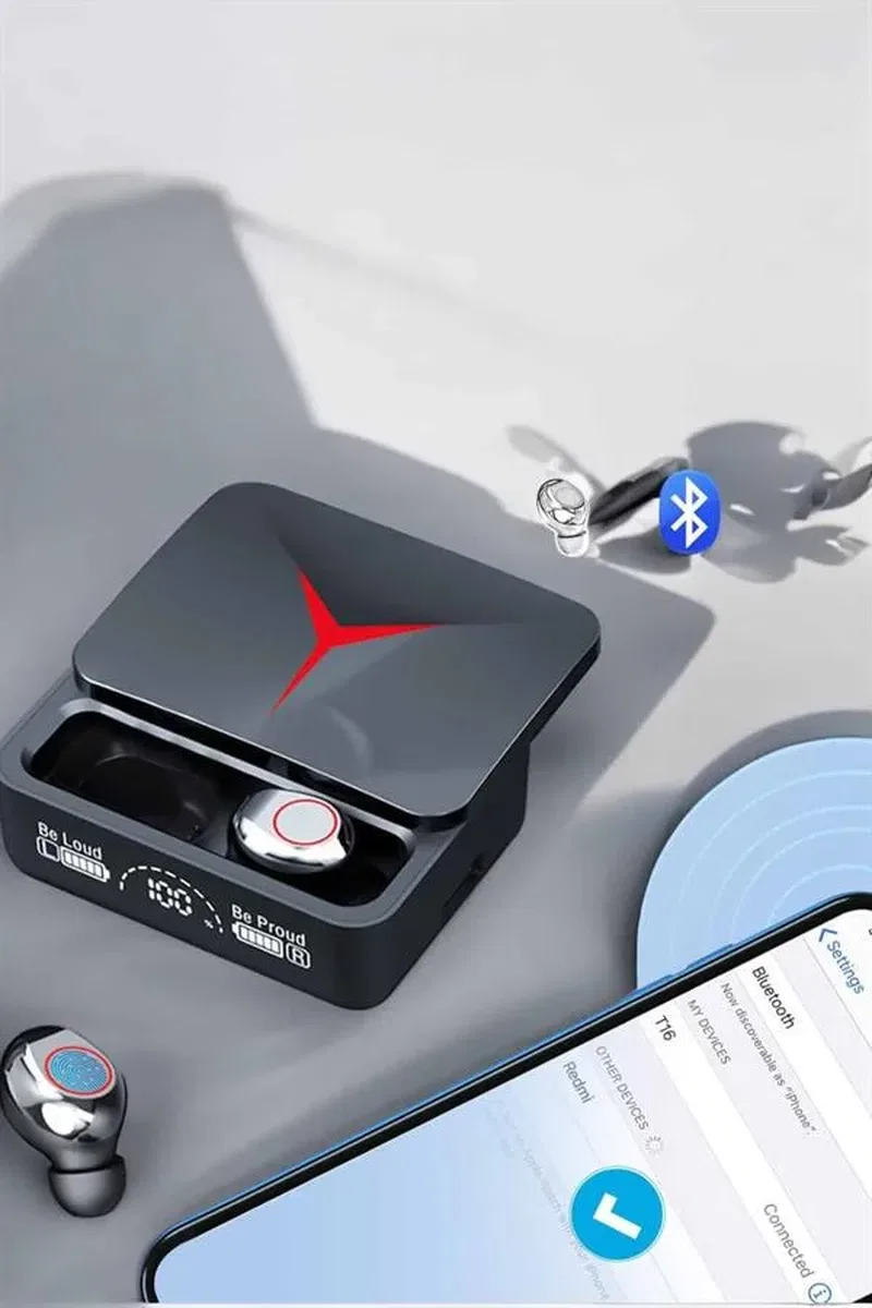 Yeni Nesil Powerbankli Bluetooth Bağlantılı Kablosuz Kulaklık görsel 4