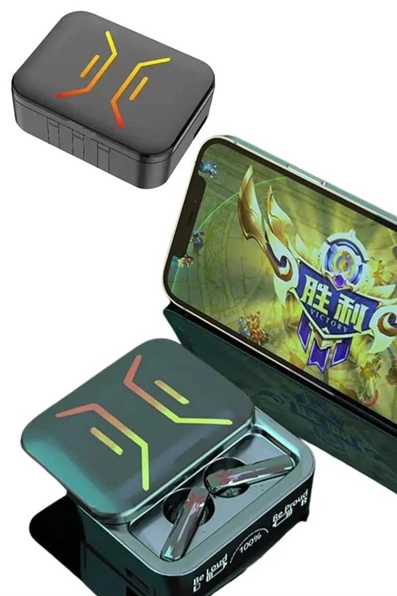 Gaming Bluetooth Kulaklık Dahili Powerbank Kablolu Düşük Gecikmeli Bluetooth 5. 2 görsel 5
