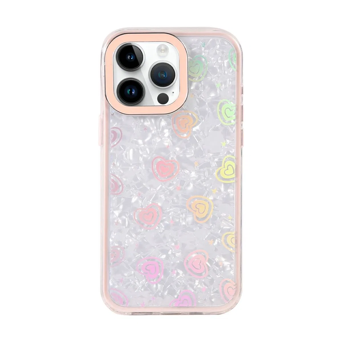 Apple İphone 16 Pro Lumi Desenli Kapak - Pembe görsel 2