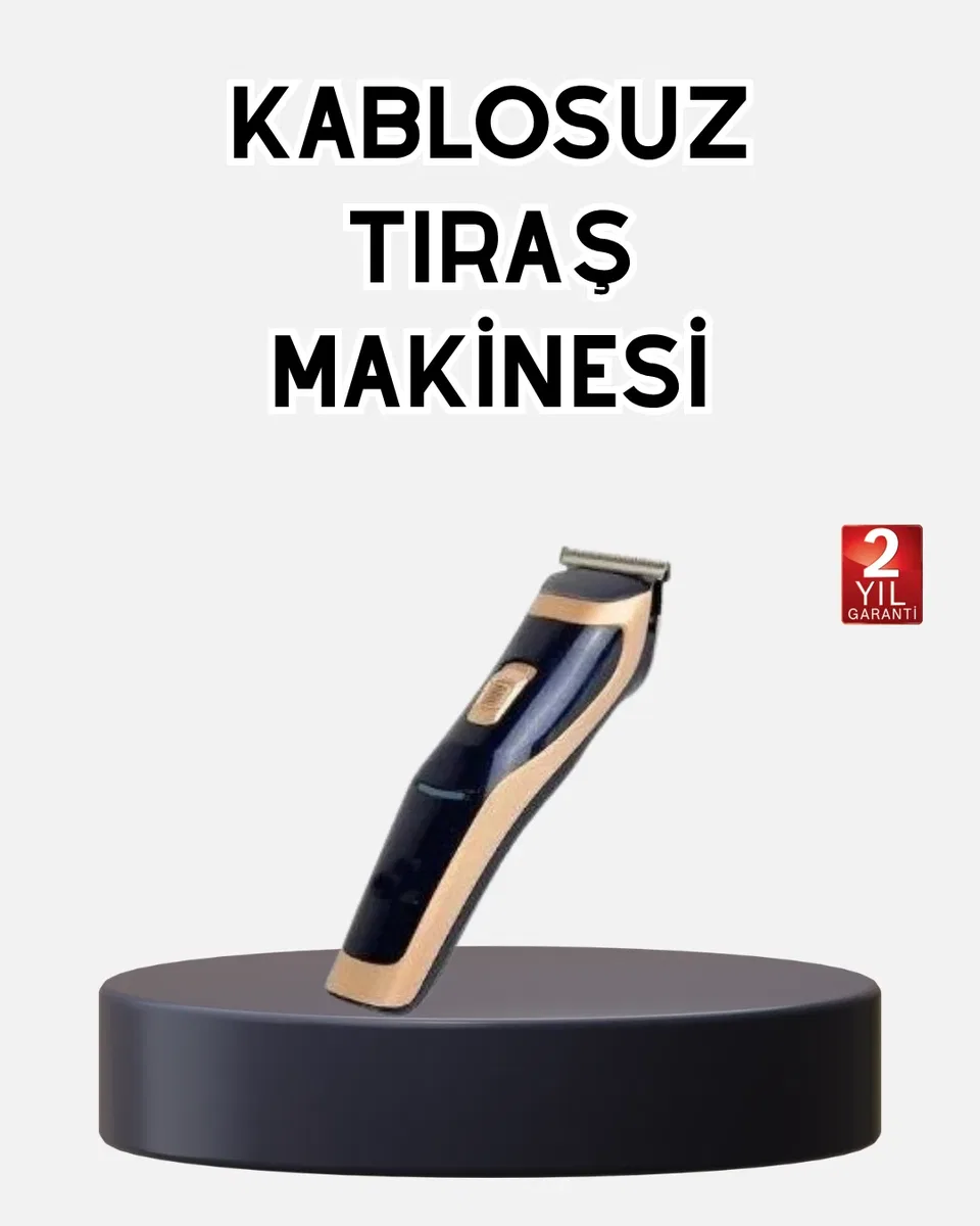 Profesyonel Şarjlı Saç ve Sakal Kesme Makinesi – Uni, 12 mm Ayarlanabilir Başlık