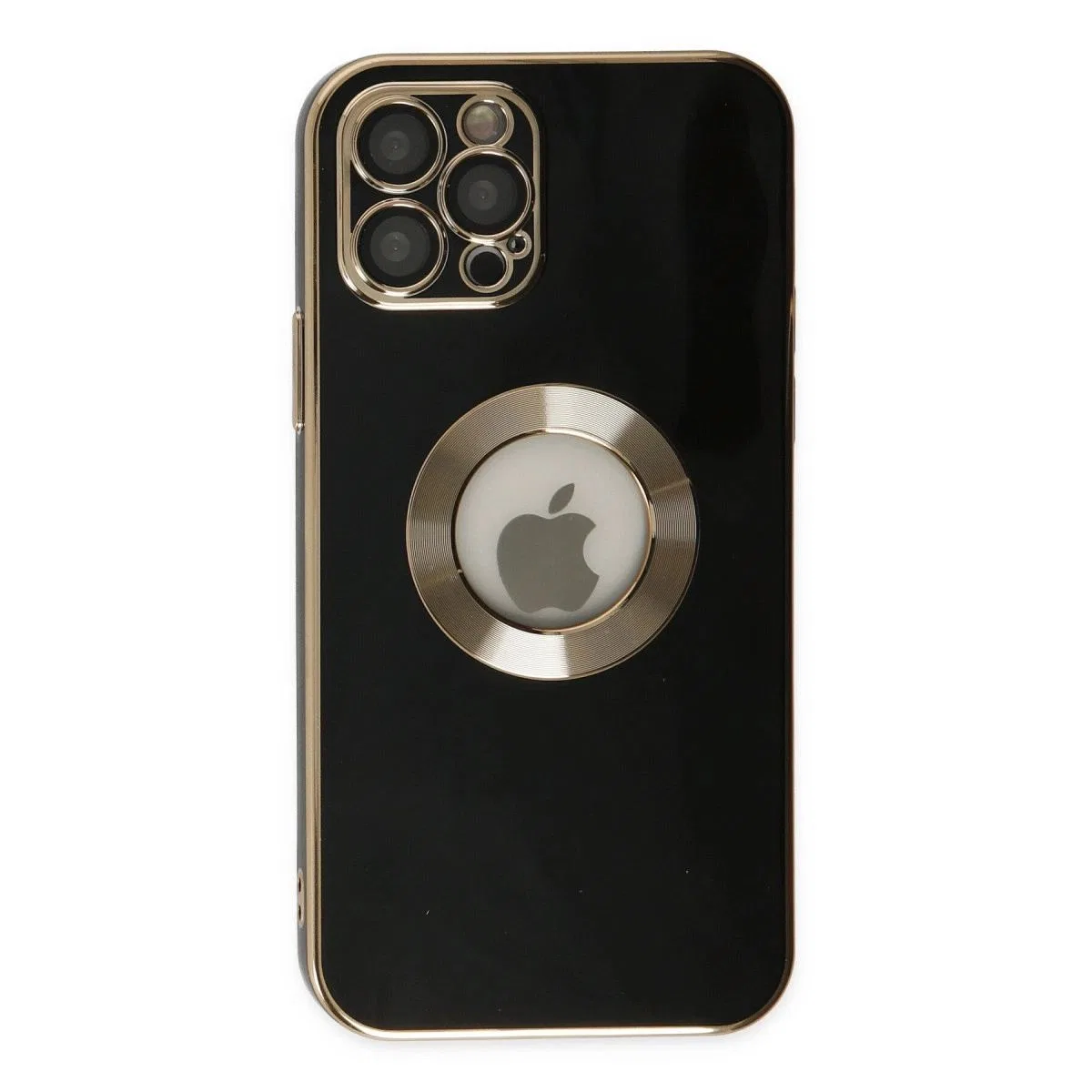 Apple İphone 12 Pro Max Kılıf Store Silikon - Siyah görsel 2