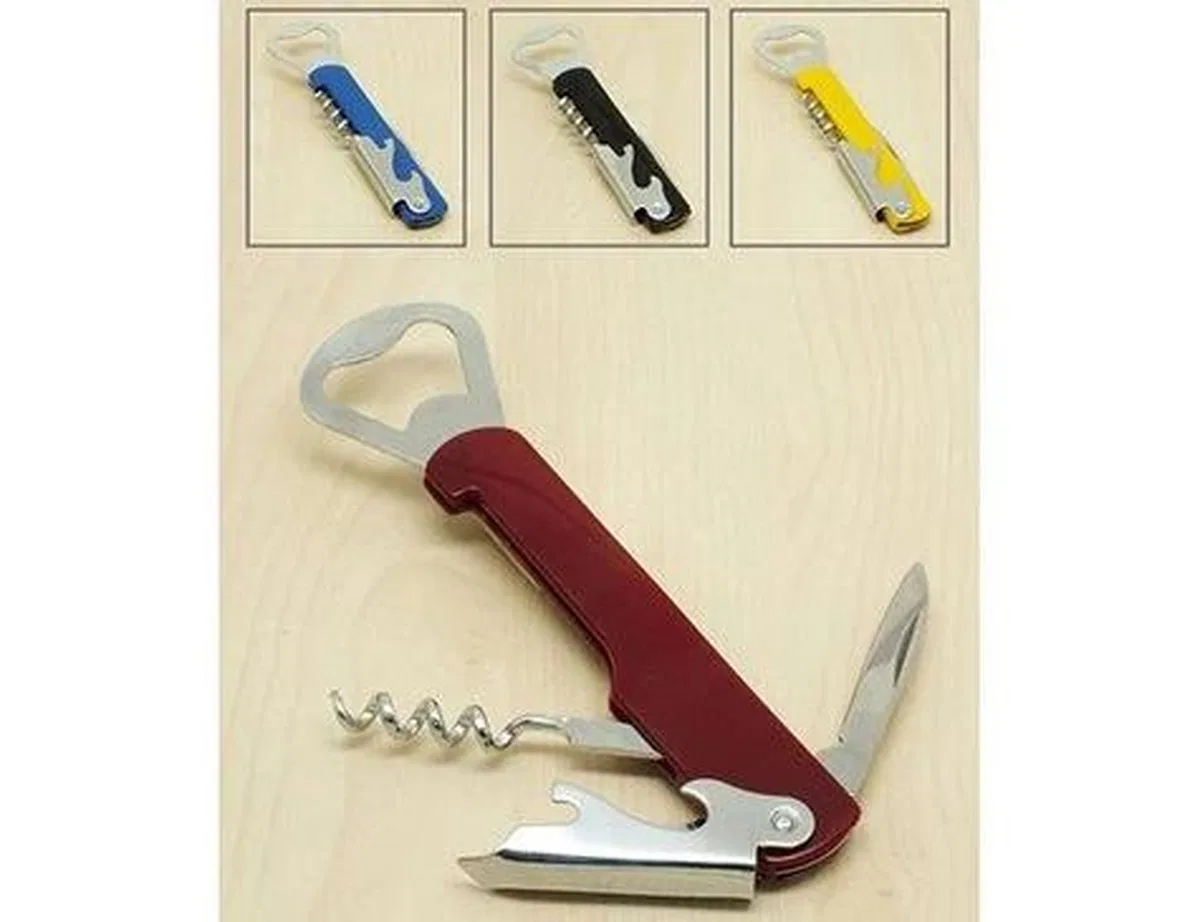 Çok Amaçlı Ve Kullanışlı Metal Tirbişon - Açacak 4 Fonksiyonlu görsel 2