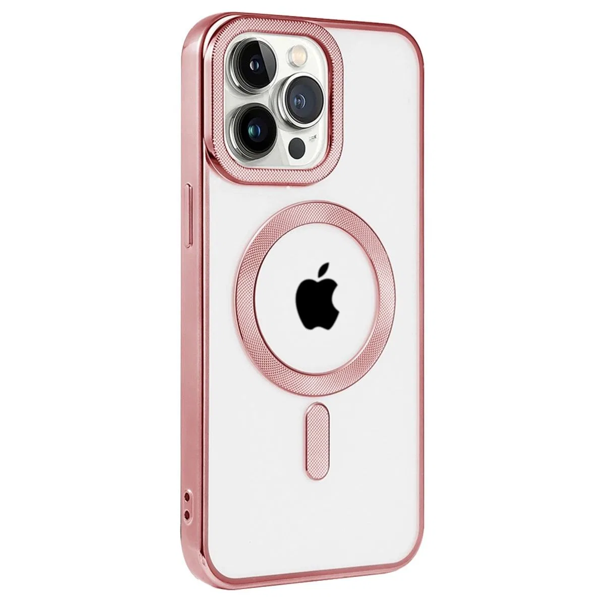 Apple İphone 14 Pro Kılıf Kronos Magsafe Kapak - Rose Gold görsel 2
