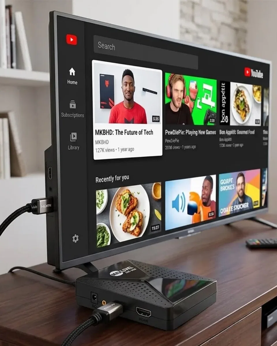 Dijital Uydu Receiver 1080P HDMI Çıkışlı K Güncellemeli